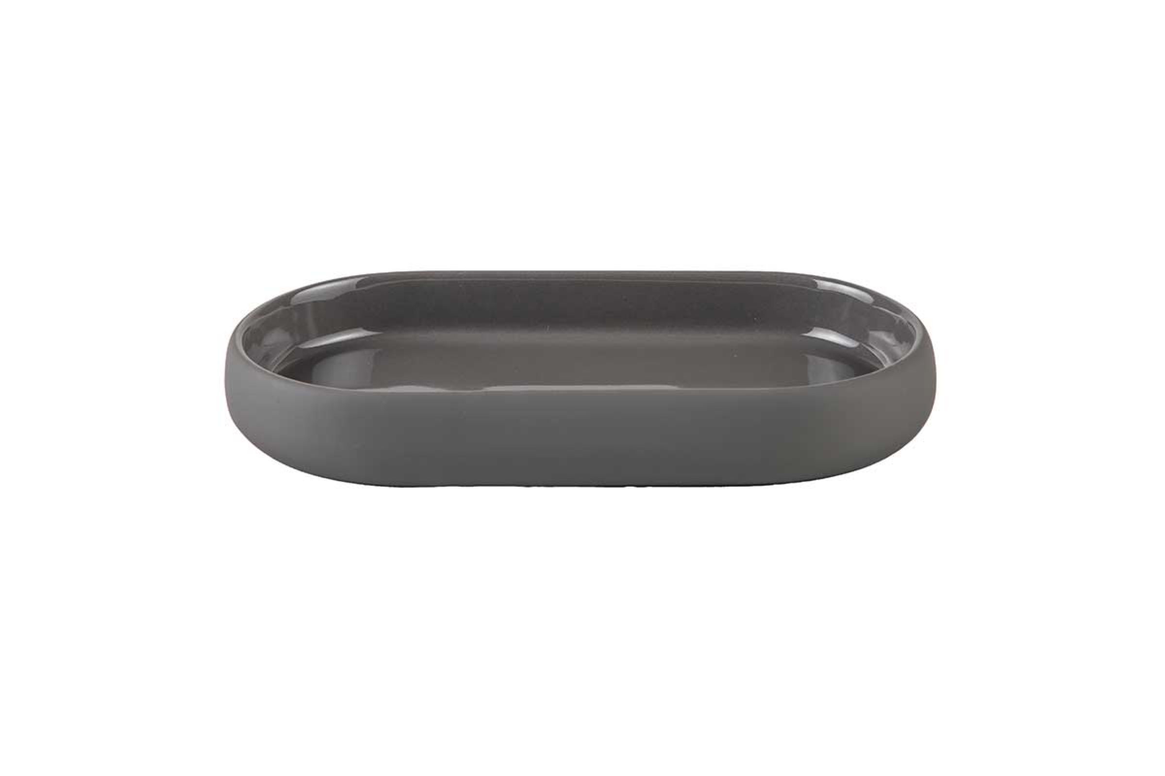 Set accessori bagno Bold grafite - Vassoio Bold grafite
