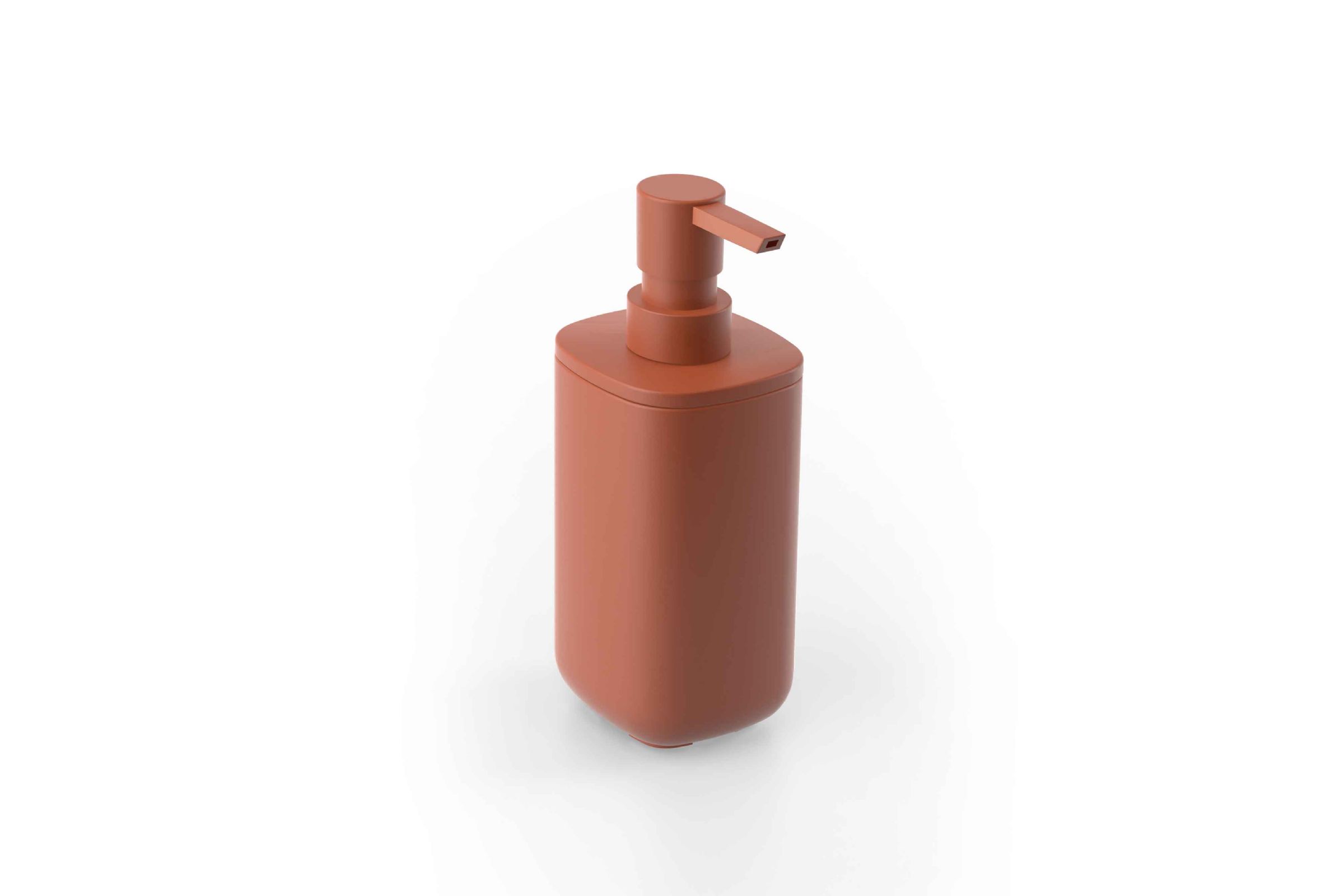 Set accessori bagno Pod terra cotta - Dispenser Pod terra cotta
