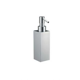 Standing liquid soap dispenser holder in brass QU 727
