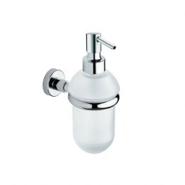 Liquid soap dispenser holder in satin glass TE 127