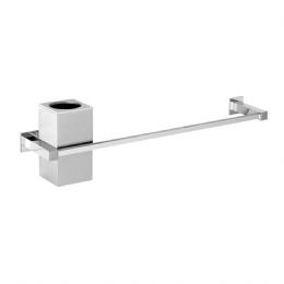 Towel holder with toothbrush holder, 40 cm Picasso