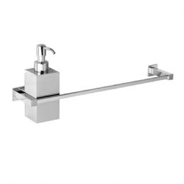 Towel holder +liquid soap dispenser, 40 cm Picasso