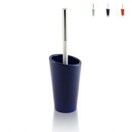 Cromed brass floor toilet brush holder