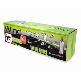 Bathroom accessories kit Wind 8-pieces