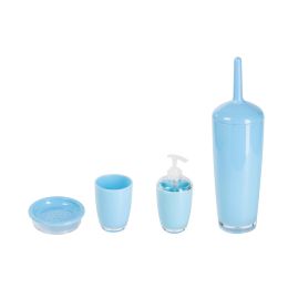 Set accessori bagno Juice Azzurro