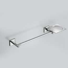 Towel rail with soap dish Mood