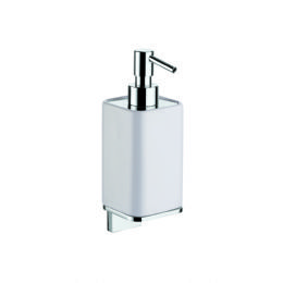 Liquid soap dispenser holder in ceramic AT128