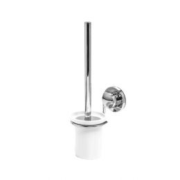 Wall mounted toilet brush holder New Chrome 2.0