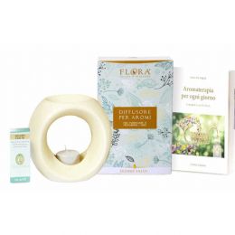 Aromaterapia e Casa Ecologica Kit Lampada per aromi avorio
