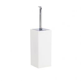 White Ceramic Brush Holder