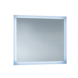 Mirror with Frame and Satin Band with Led Lighting