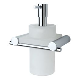 Dosatore a muro in plexiglass satinato bianco Ebe