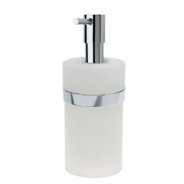 dosatore plexiglass appoggio rest standing liquid soap dispenser in plexiglass cm. 6,5x6,5x17,5