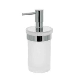 dosatore vetro appoggio rest standing liquid soap dispenser in glass cm. 7x7x15,8 IRIDE