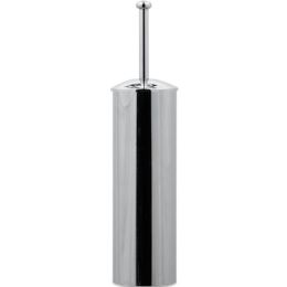 floor standing toilet brush holder in metal cm. 8x8x36