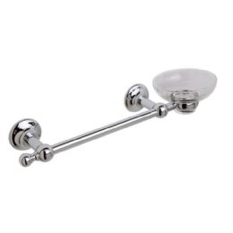 soap dish in glass - towel rail Pesci