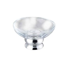 rest standing soap dish in glass pESCI