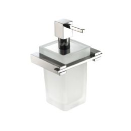 Dosatore a muro in vetro satinato bianco Minimal