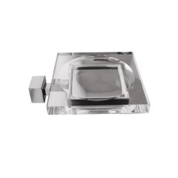 porta sapone in plexiglass soap dish in plexiglass cm. 14,5x11x4