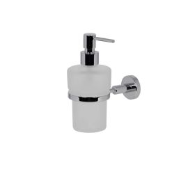 Liquid Soap Dispenser in satin Glass Slim