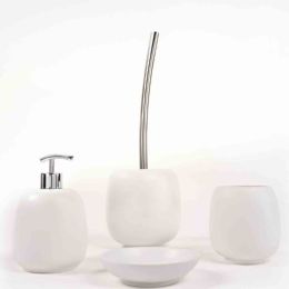 Set accessori bagno Afra Bianco opaco