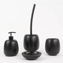 Set accessori bagno Afra Nero opaco