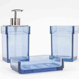 Set accessori bagno 25 Blu