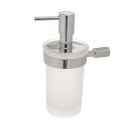 Dispenser in satin white Glass Minus