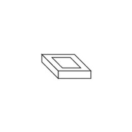 Ricambio vetro satinato bianco per porta sapone (a muro o in appoggio) Minimal