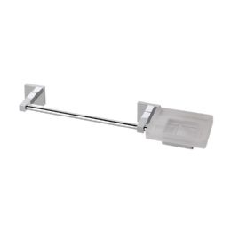 Porta sapone vetro porta salviette Gea