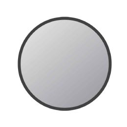 Specchio tondo con cornice con retroilluminazione LED (larghezza solo cornice cm 3) Zen Tondo