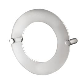 Anello porta salviette in plexiglass con 2 attacchi Giotto