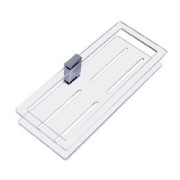 Mensola doccia in plexiglass senza ringhiera Giotto