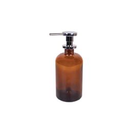 Dosatore sapone liquido (500ml ) in vetro AMBRA