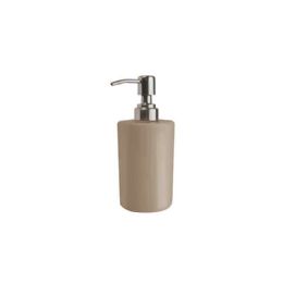 Dosatore ceramica tondo in appoggio avana lucido