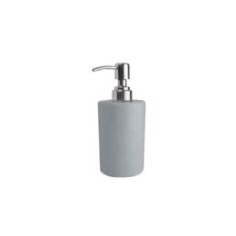 Dosatore ceramica tondo in appoggio grigio opaco