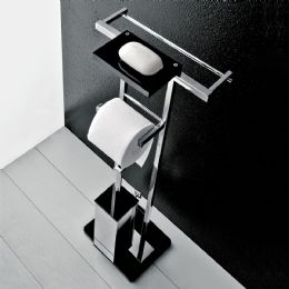 Piantana wc-bidet base plexiglass