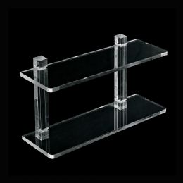 Scaffale 2 piani in plexiglass Luce