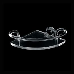 Angolare doccia con ringhiera, base plexiglass Luce