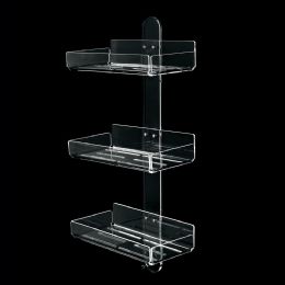Portaoggetti, plexiglass tre posti Luce