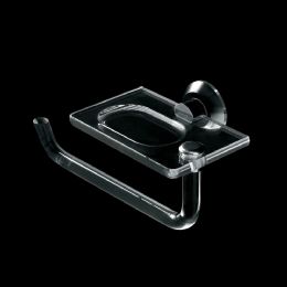 Portasapone con portasalviette orientabile, base plexiglass Luce