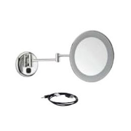 Specchio ingranditore con luce led Ø 21 cm, braccio doppio e batteria ricaricabile SP 819