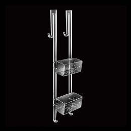 Accessori doccia Portaoggetti 2 piani con gancio