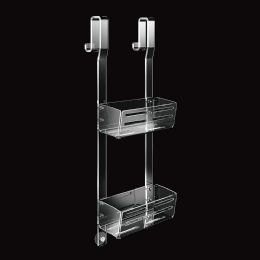 Accessori doccia Portaoggetti 2 piani con gancio e ventosa
