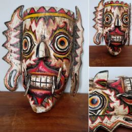 Maschera Tribale Legno