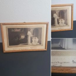 Quadro Ricordo Prima Comunione Vintage