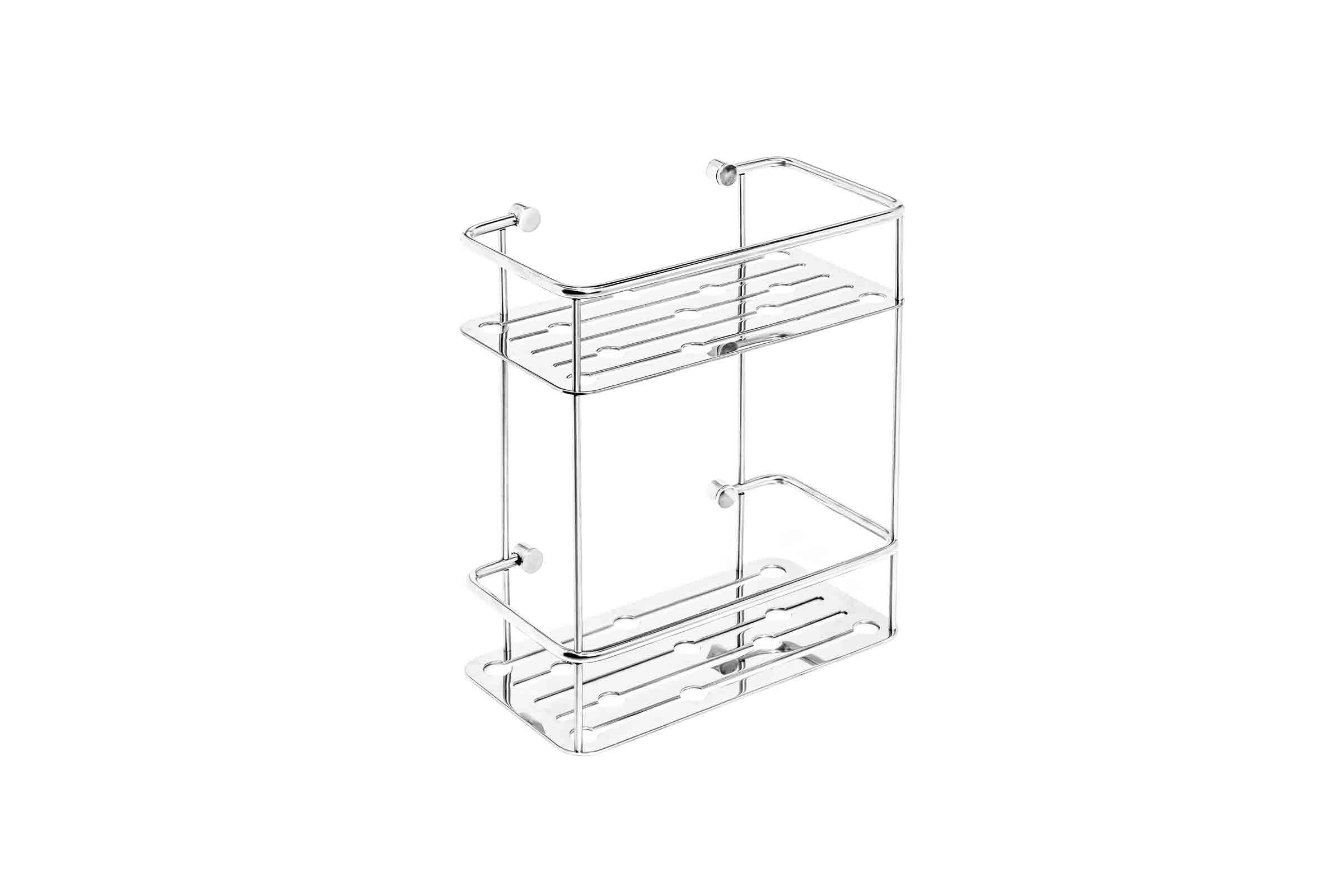 Bathroom accessories double basket Thin line