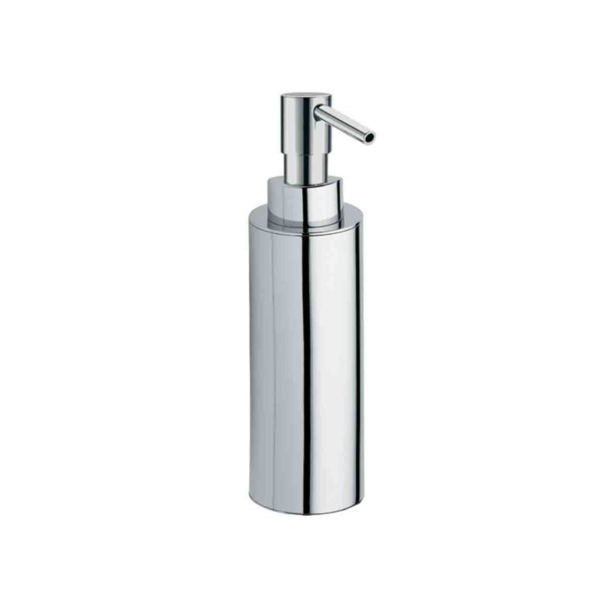 Standing liquid soap dispenser holder in brass AM 727