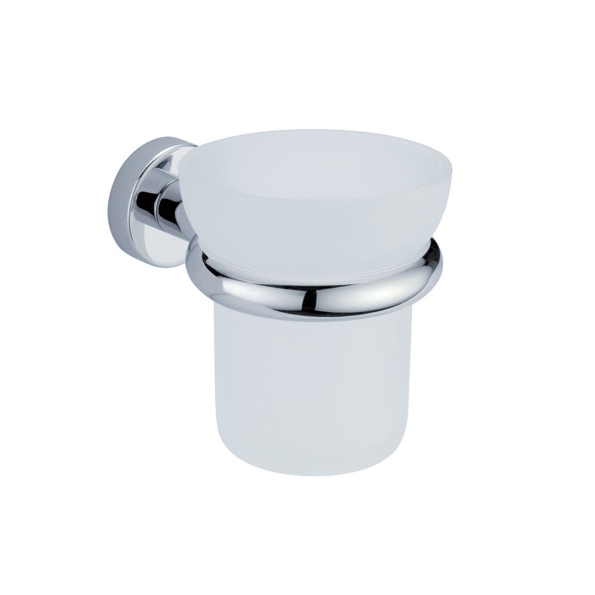 Tumbler holder in satin glass TE 143