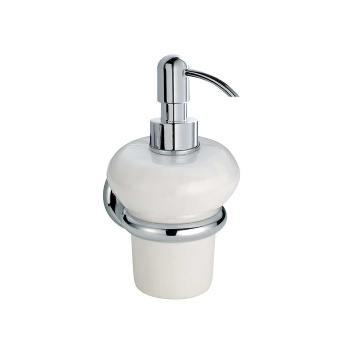 Liquid soap dispenser holder in ceramic SH 128